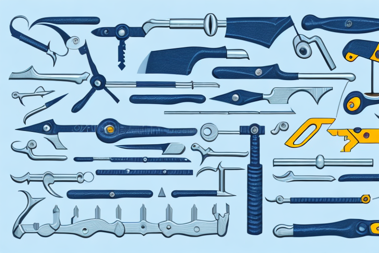 A locksmith's tools and equipment
