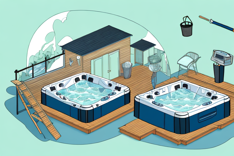 A hot tub installation business