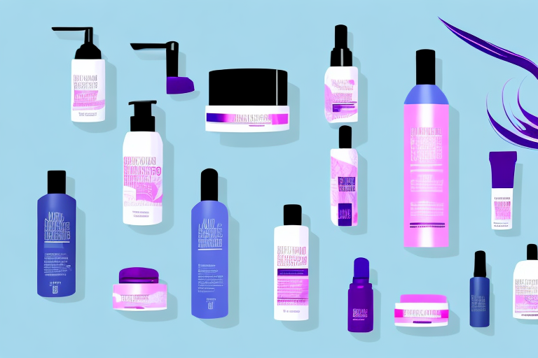 A variety of hair care products