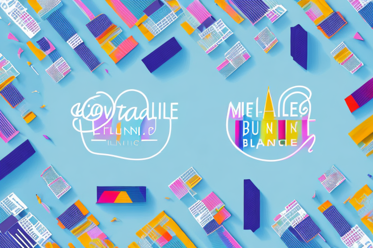 A colorful event planning business logo