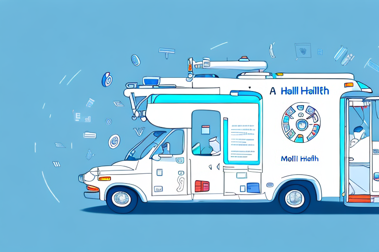 A mobile health clinic vehicle