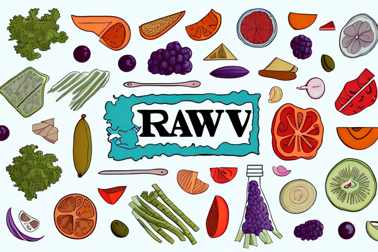 A variety of raw food items in a store setting