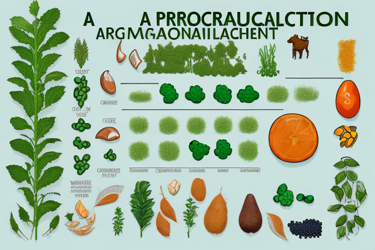 A comparison chart with various agricultural production elements