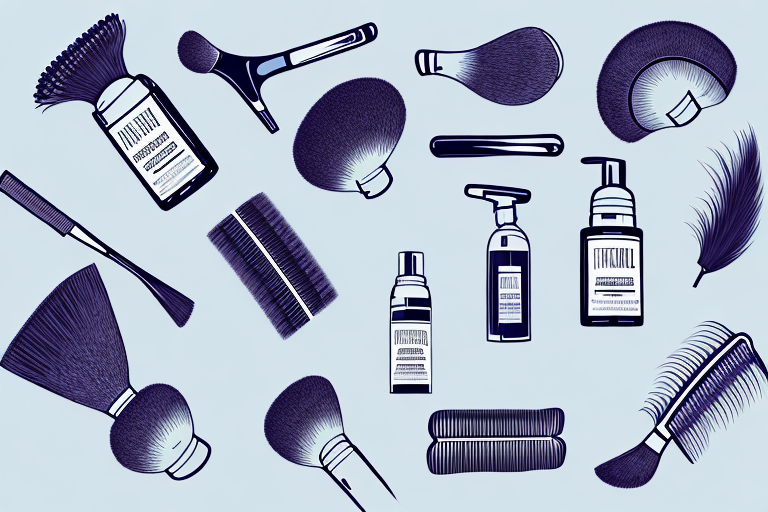 A variety of hair care products