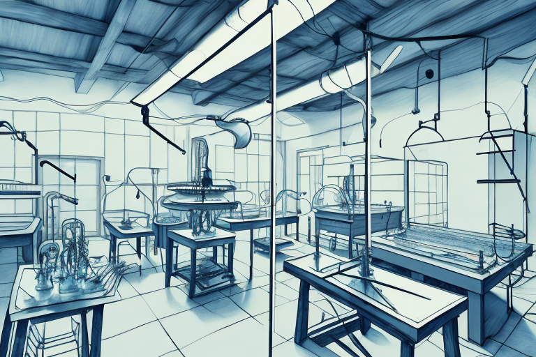 A glassblowing studio