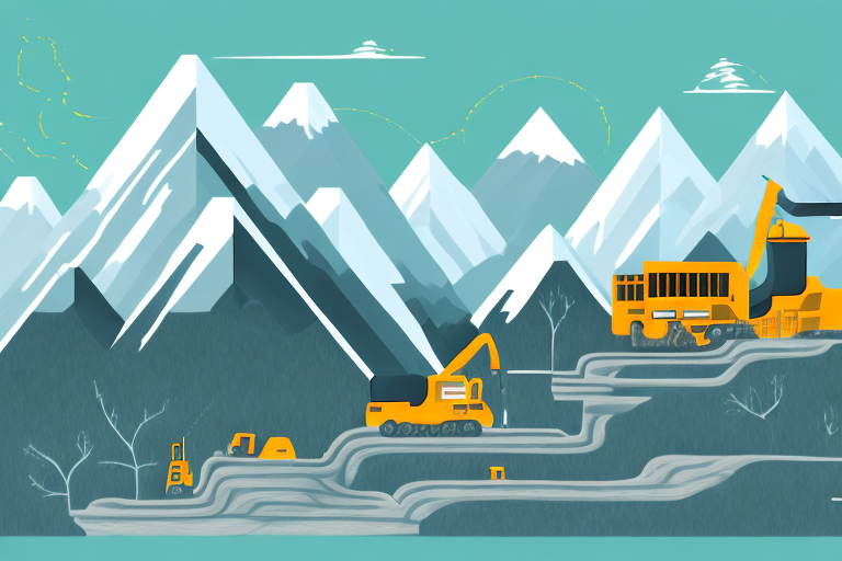 A mining business with tools and equipment