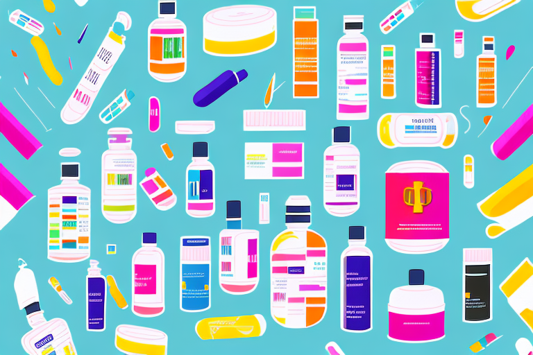 A colorful and stylish pharmacy