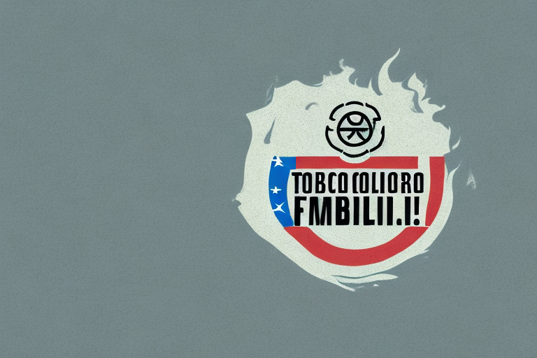 A tobacco product with a political cause symbol in the background