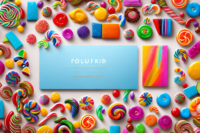A colorful array of confectionery products
