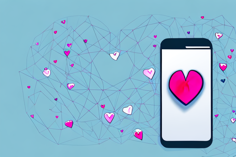 A phone with a heart-shaped antenna