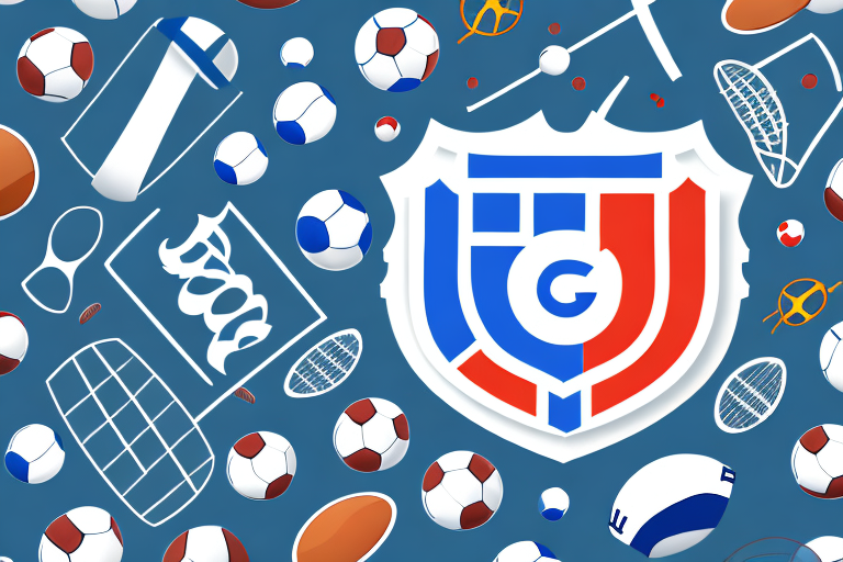 A sports team or club logo