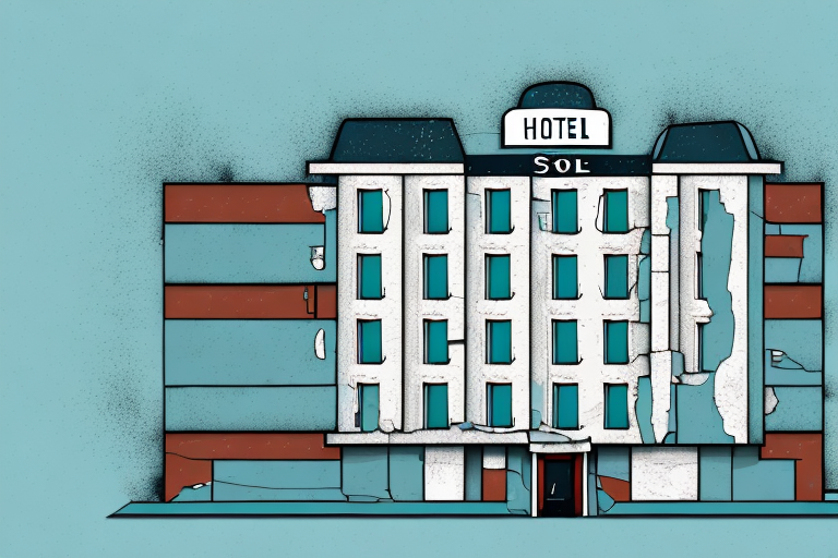 A hotel or lodging business in a state of disrepair