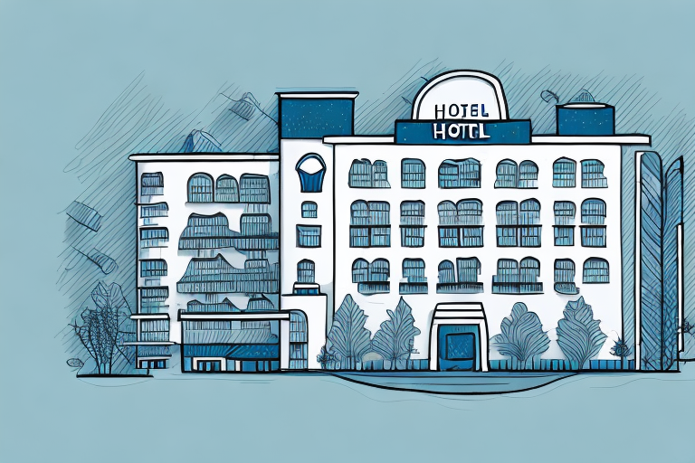 A hotel or lodging business in a state of decline