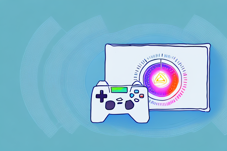A video game console with a rising energy cost meter