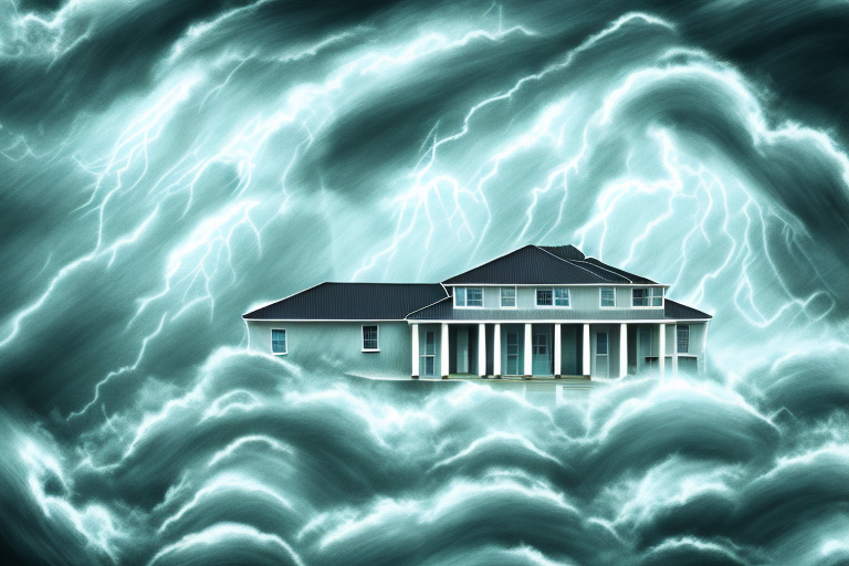 A hurricane-proof home surrounded by stormy weather