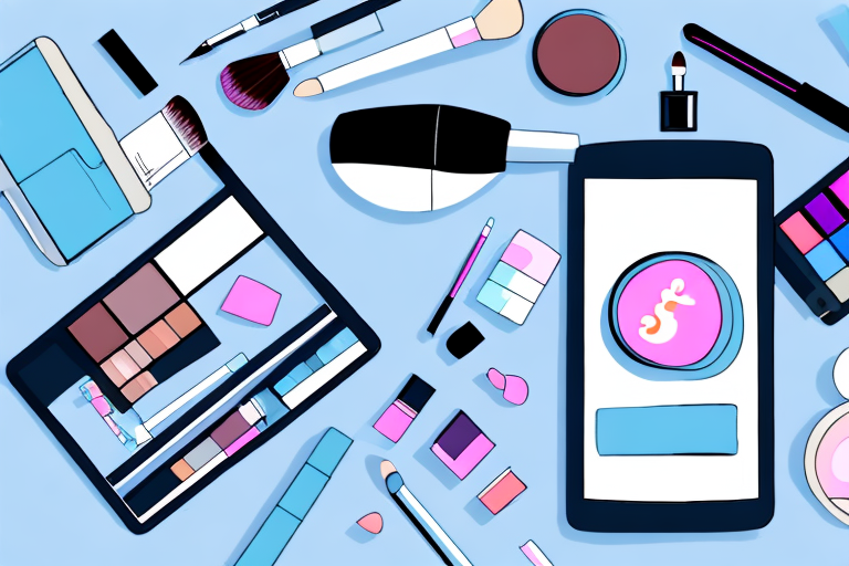 A mobile makeup business