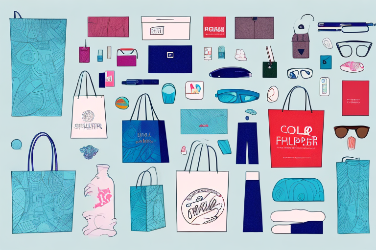 A personal shopper's shopping bag overflowing with items