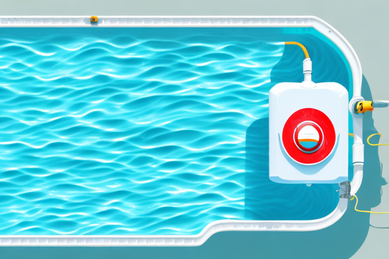 A pool safety alarm installation