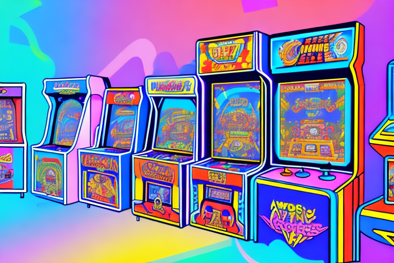A video game arcade