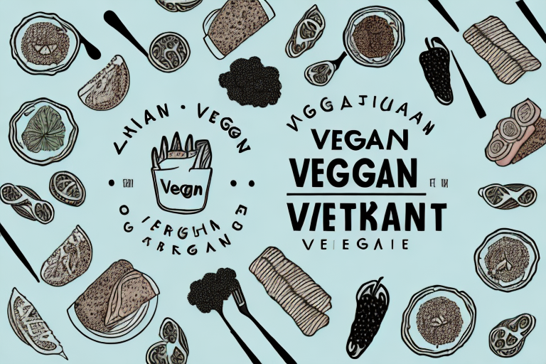 A vegan restaurant with a variety of vegan dishes