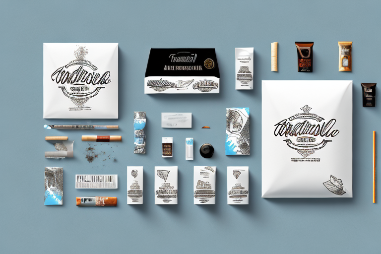 A tobacco product package with a demo version of the product inside