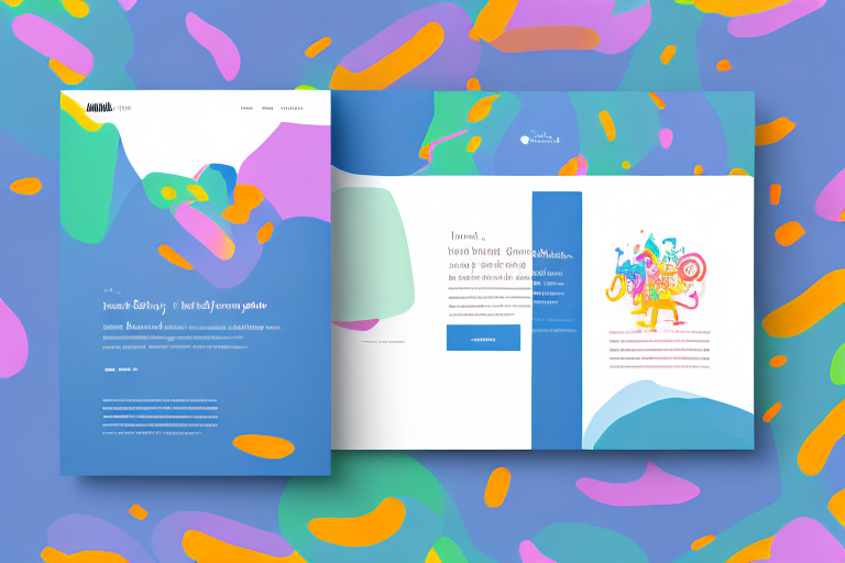 A colorful and inviting newsletter with a baby-related theme