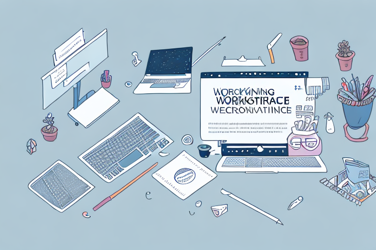 A freelancer's workspace