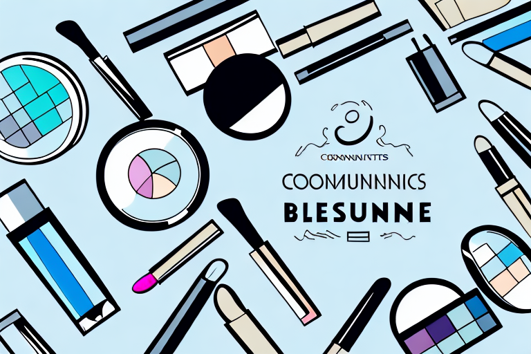 A cosmetics business with a declining graph in the background