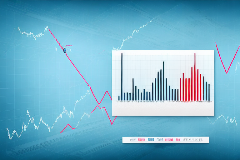 A graph showing the stock market before and after a crash