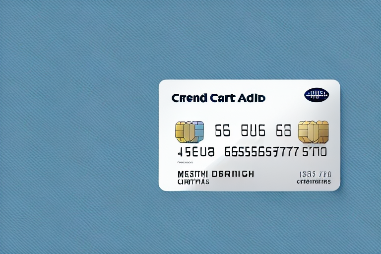 A credit card with a graph showing the increasing economic inequality