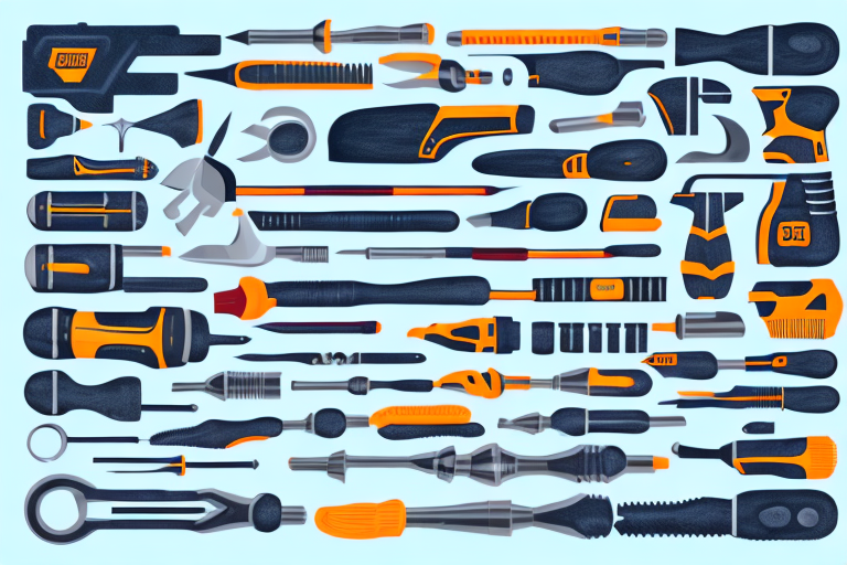 A toolbox filled with various diy tools